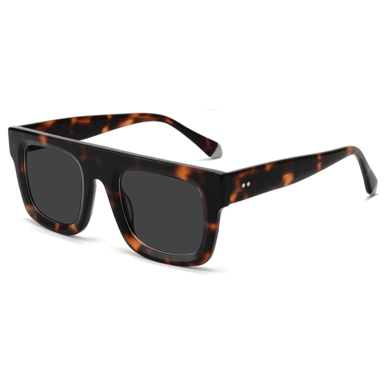 Oversized men's style classic Sunglasses acetate