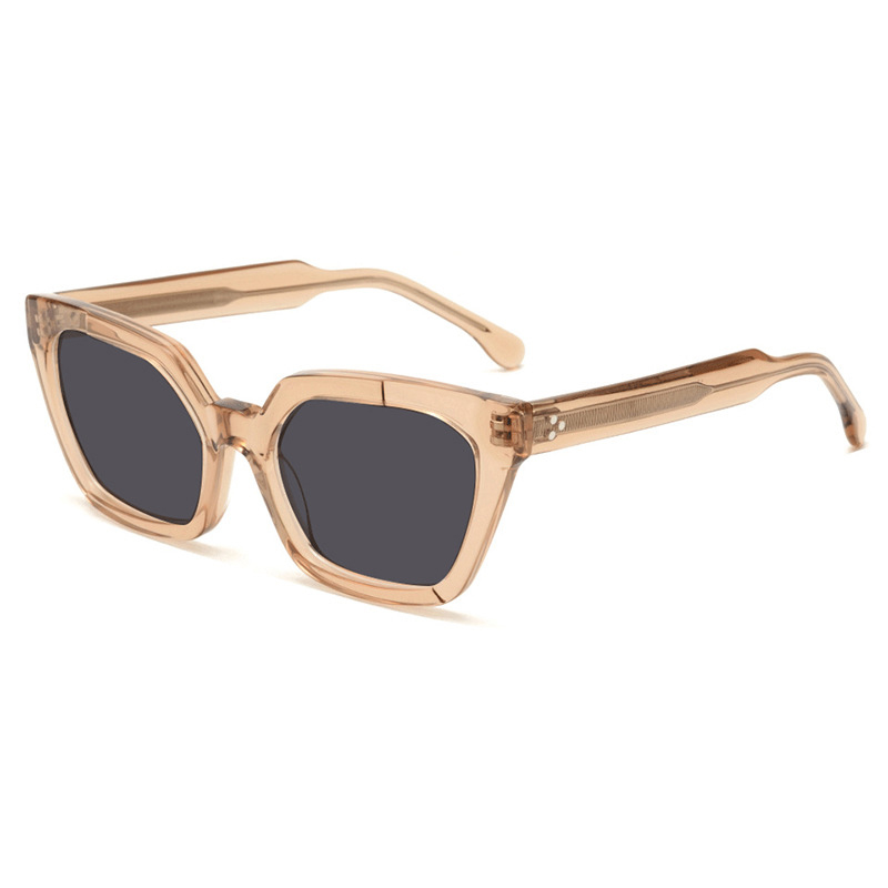 Crystal brown Acetate Polarized Sunglasses