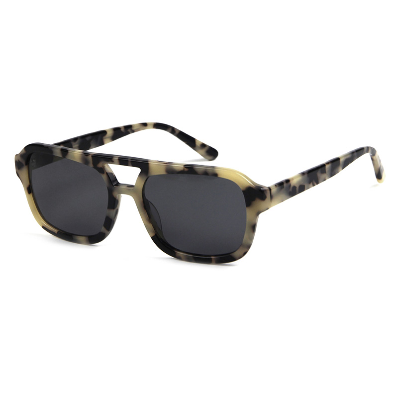 Small size acetate sunglasses for men's style