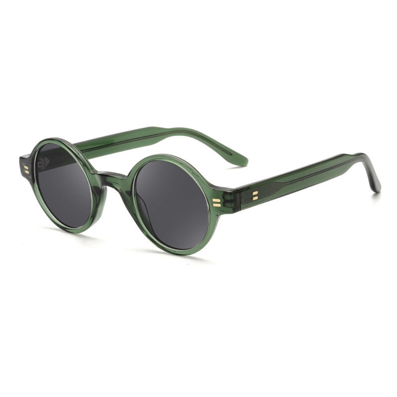 Trendy 2023 UV400 protection black frame acetate sunglasses