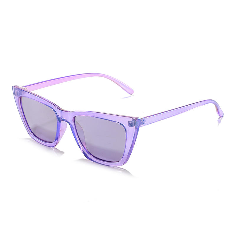 Wholesale Mirrored Lens PC Sunglasses women