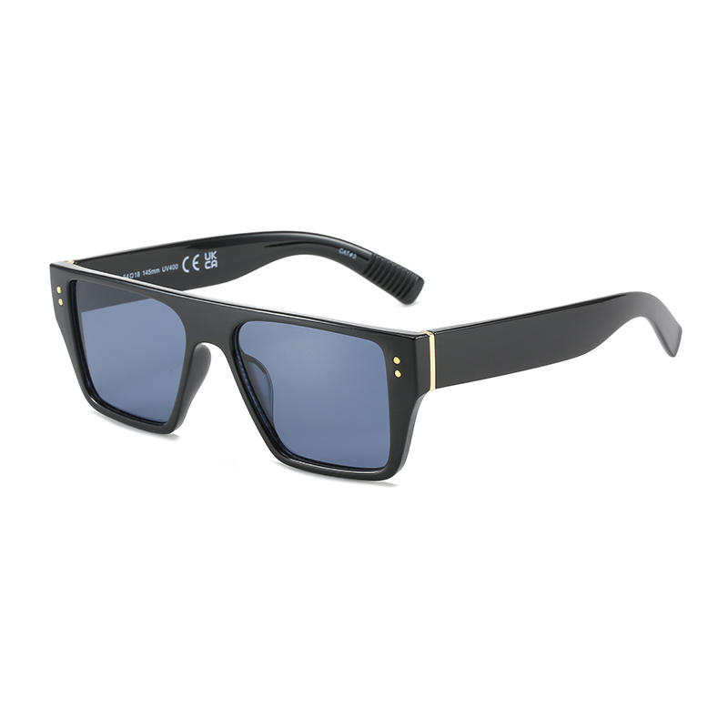 Pc material square frame sunglasses