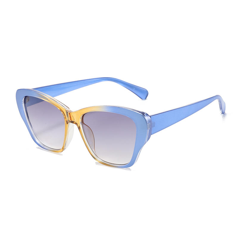 Blue frame Vintage Sports Sunglasses WOMEN