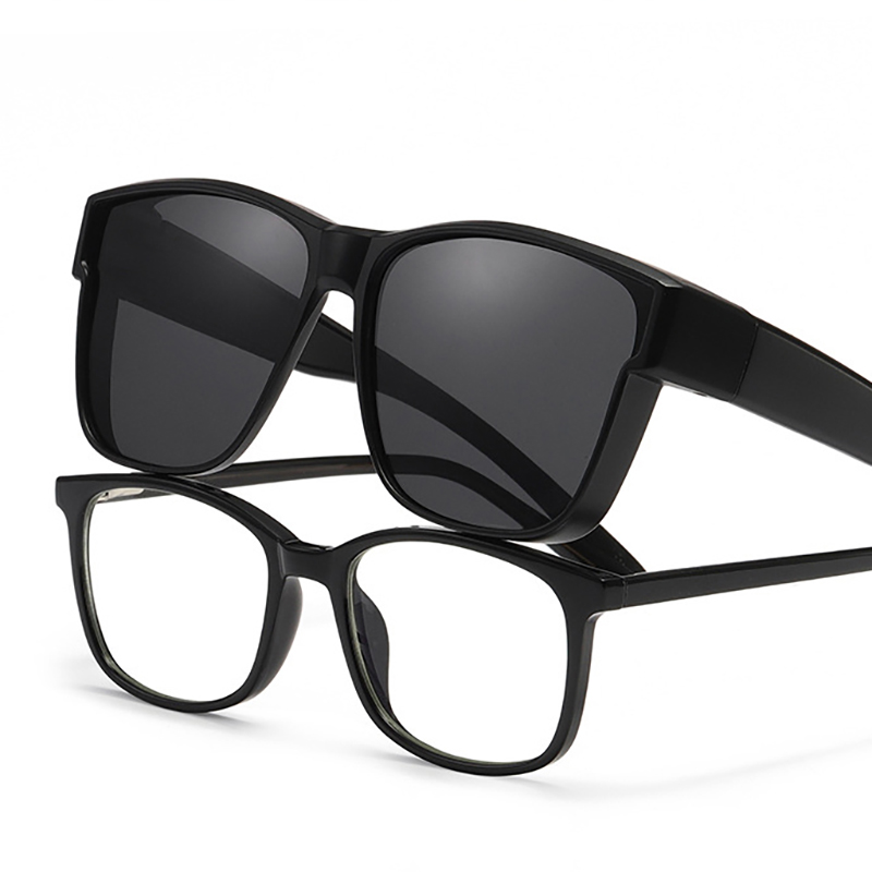 JP Style Polarized myopic goggles for men outdoor driving inside which can be weared eyeglasses frame