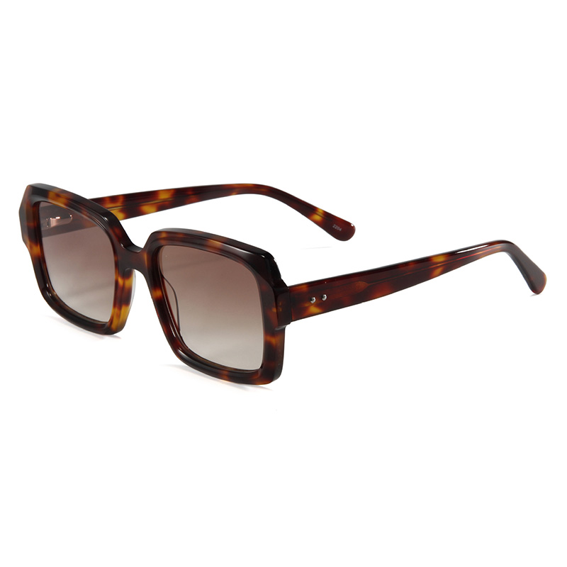 Timeless Mid Century Acetate Square Vintage Sunglasses