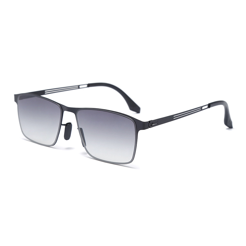 Steel frame sunglasses high quality finished 