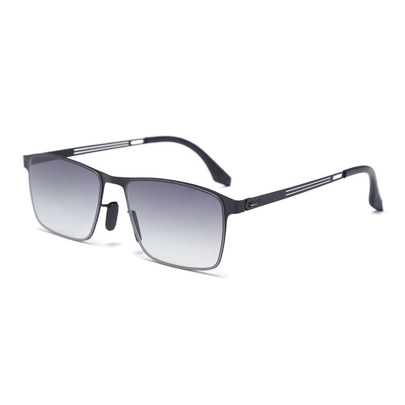 Steel frame sunglasses high quality finished 