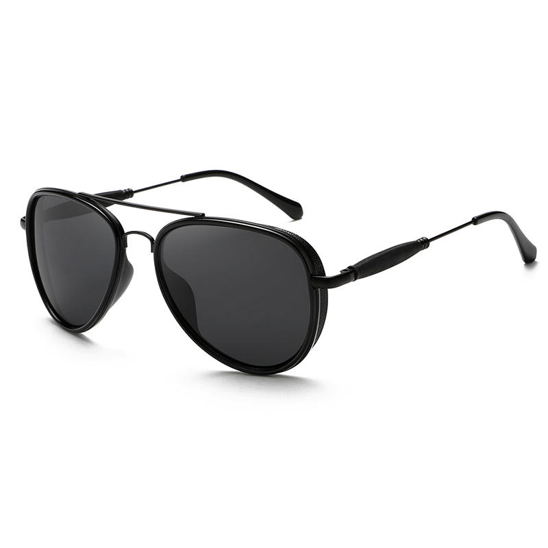 Fashion Metal Sunglasses Double Bridge Customized UV400