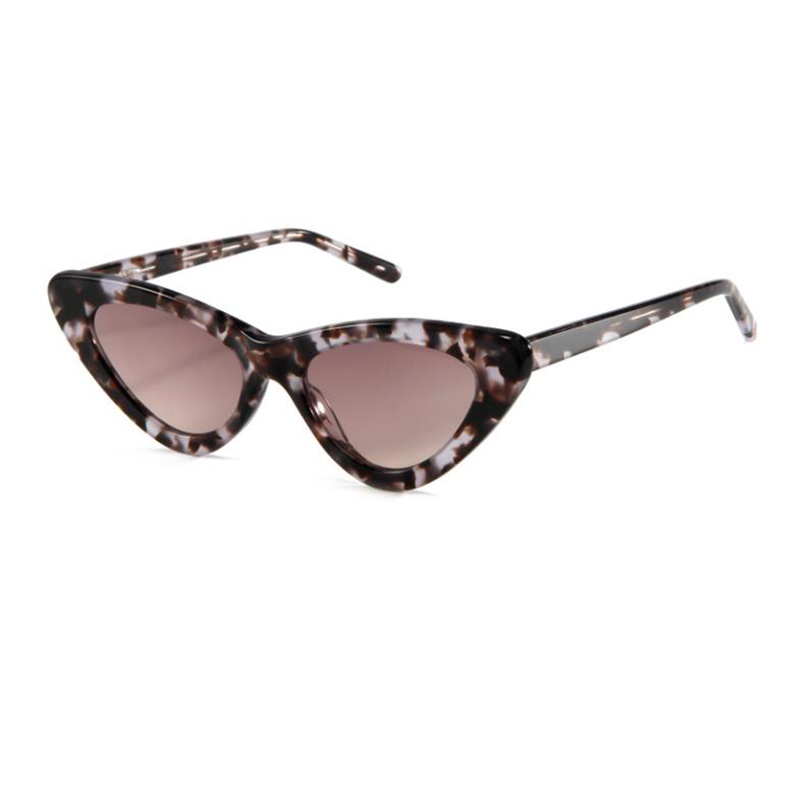 small oval acetate sunglasses. Tortoise 20s, 30s style frame with decorative