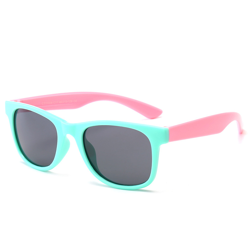 Silicone kids sun glasses TAC lens