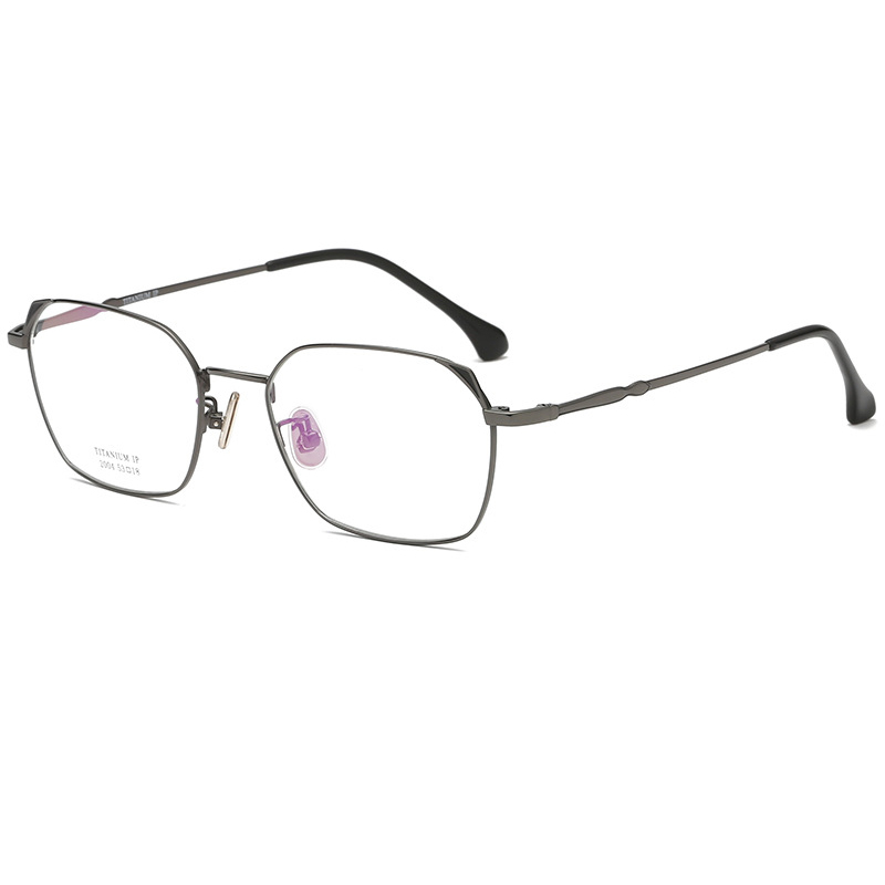 Small rectangle metal frame made of titanium