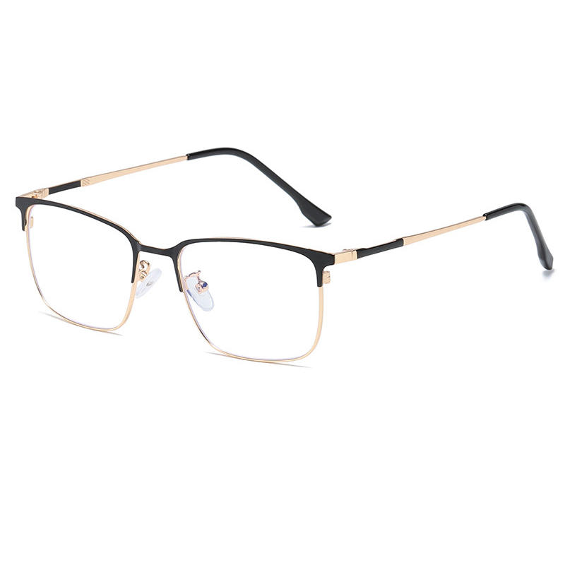 Golden frames glasses in high quality