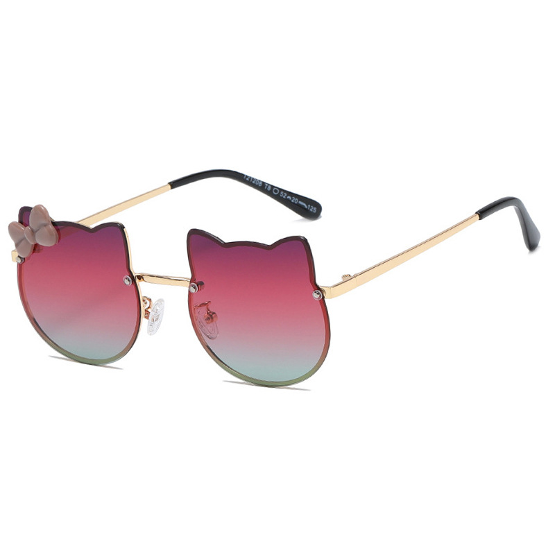 Cute Bear Frameless Baby UV400 sun glasses from China