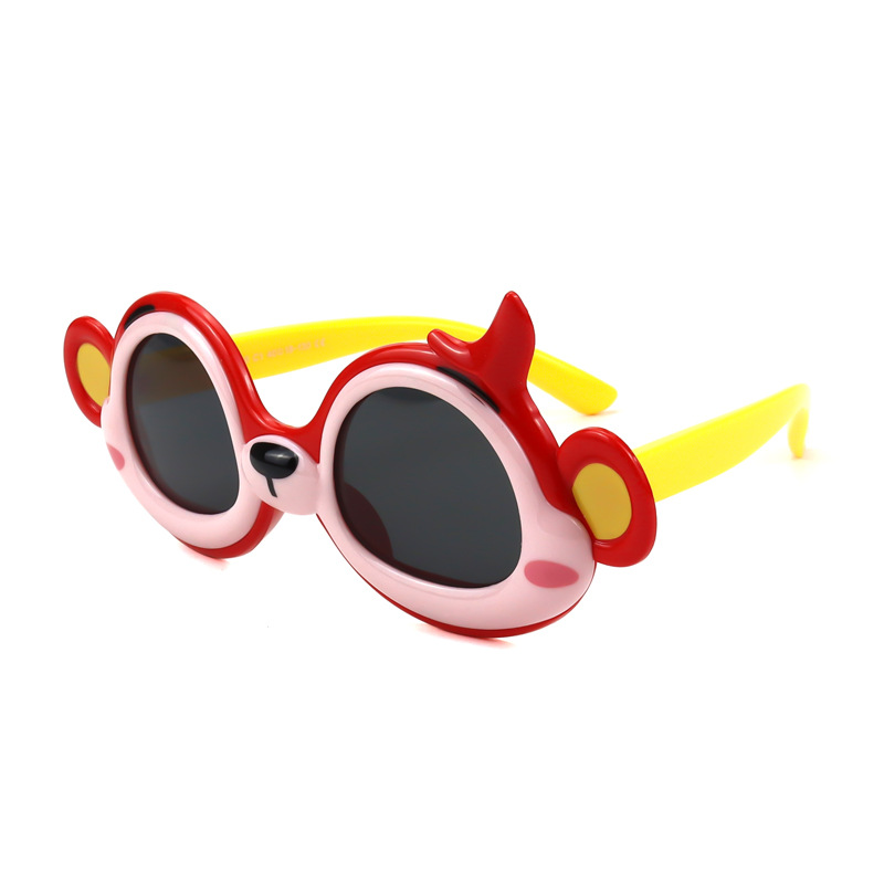 Wholesale Cat Cartoon Baby Trend Pink sunglasses