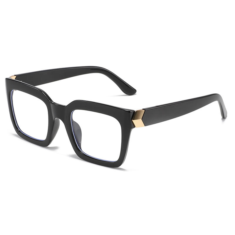 Square large size eyeglasses frame for men