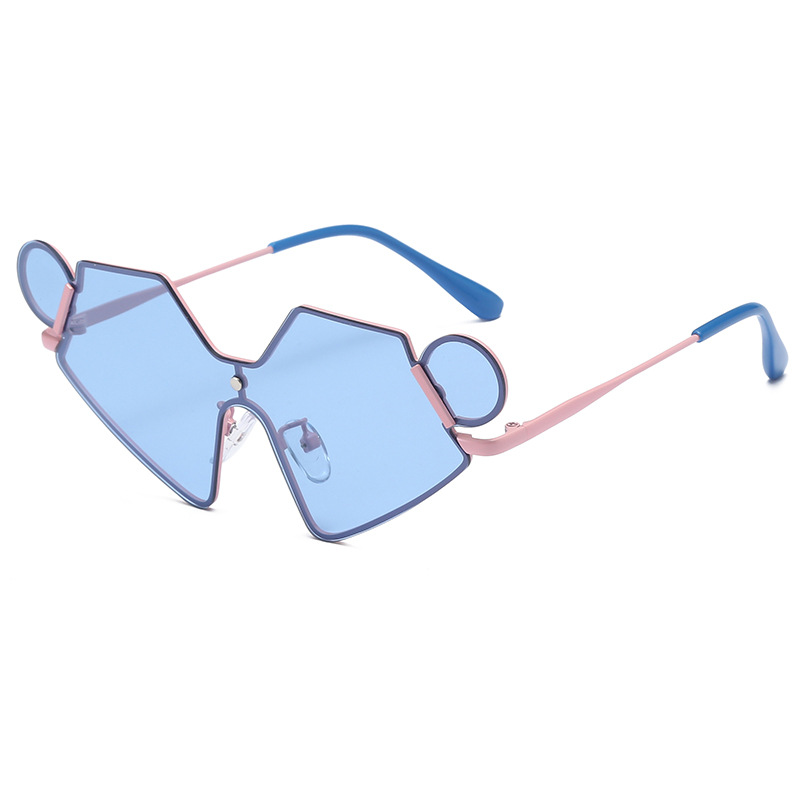 MKY Mouse shape Boys Girls metal sunglasses polarized