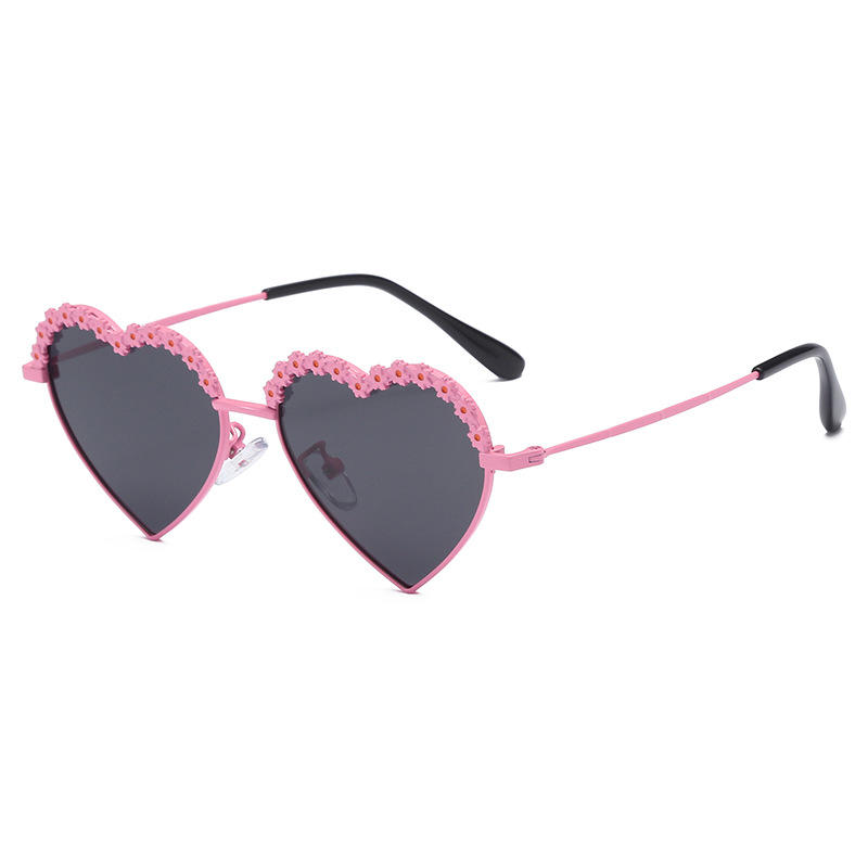 heart shape child sunglasses wholesale cheap price