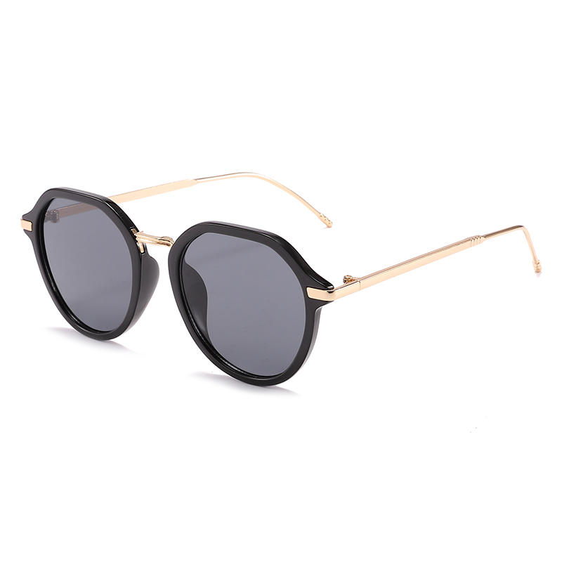 Brown color lens metal shades classic styles for all women