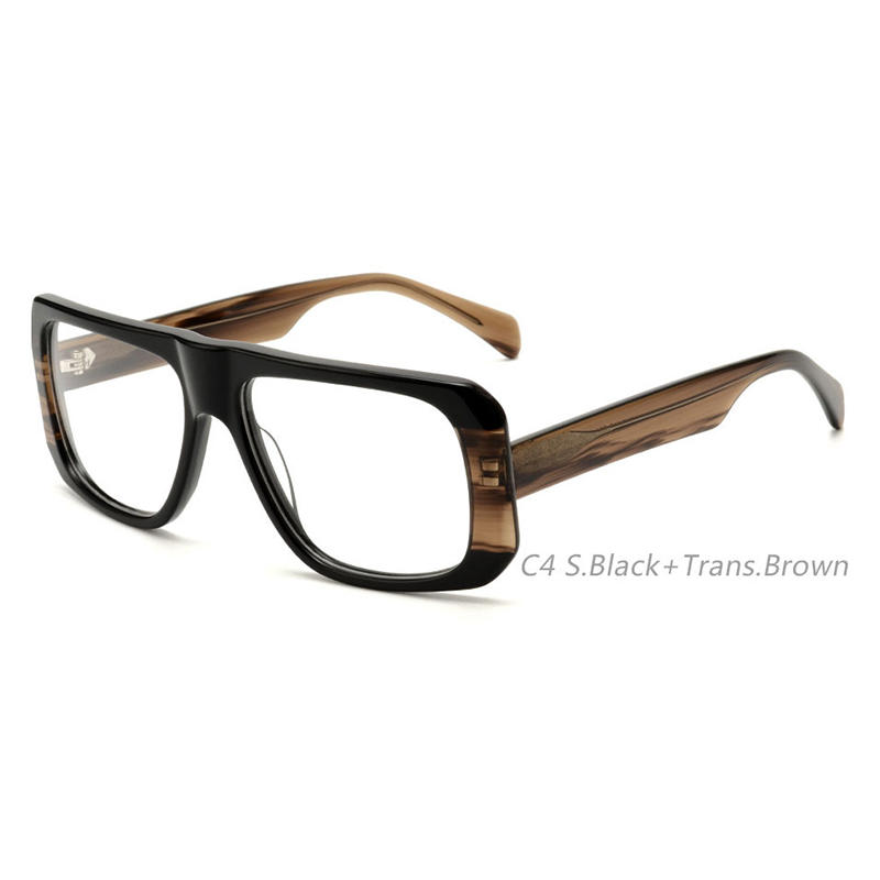 men acetate spects oversized eyeglasses frames