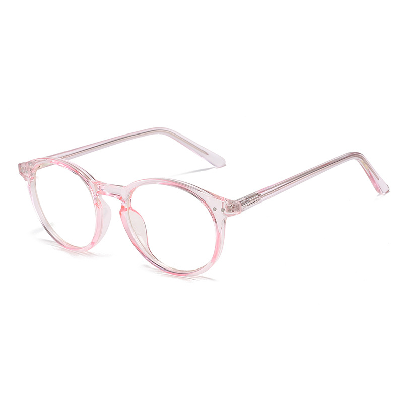 Transparent small size round shape CP temple eyewear glasses frames
