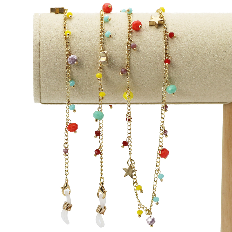 New Colourful sports sunglasses chain eyeglass