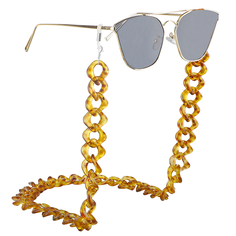 Fashion plastic chains for eyewear decoration