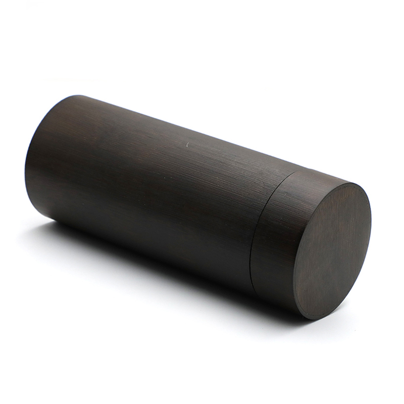 Wholesale eco friendly round bamboo cylinder sunglasses box