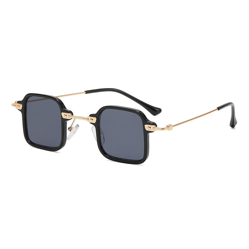 rectangle metal shade sunglasses