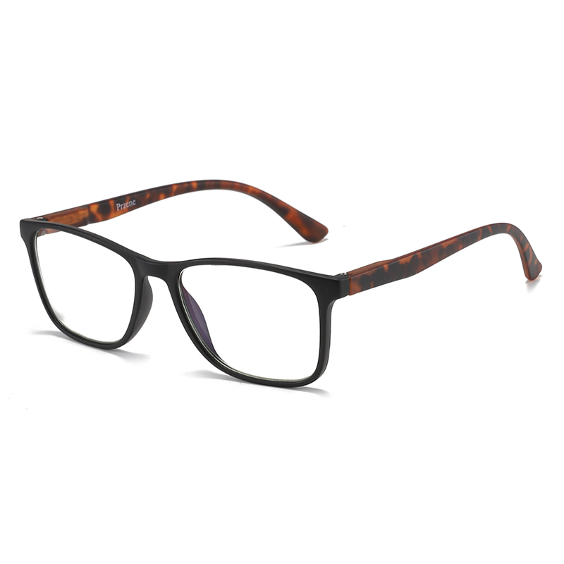 Matt demi small square reader glasses