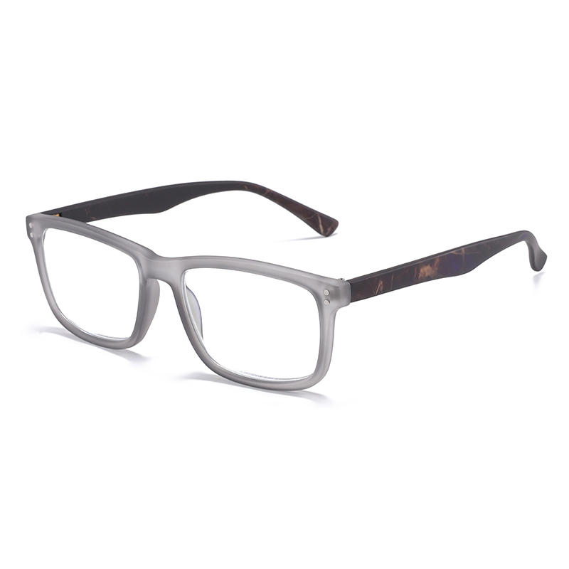 Transparent frame reader eyeglasses men