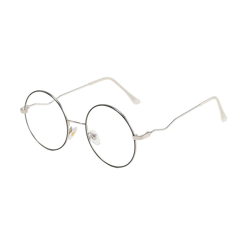 Round shape  Metal frames with Blue Light Blocking Glasses for women