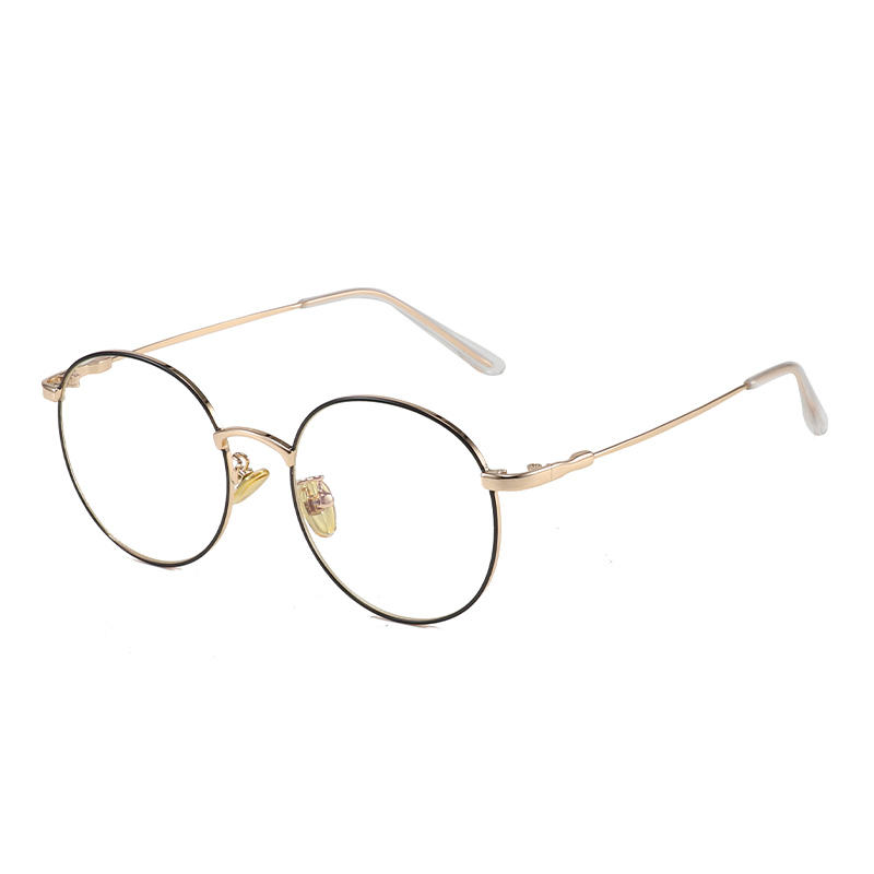 High quality metal golden frames glasses