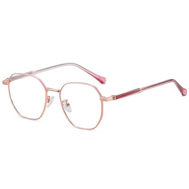 Luxury quality women's eyeglasses metal frame