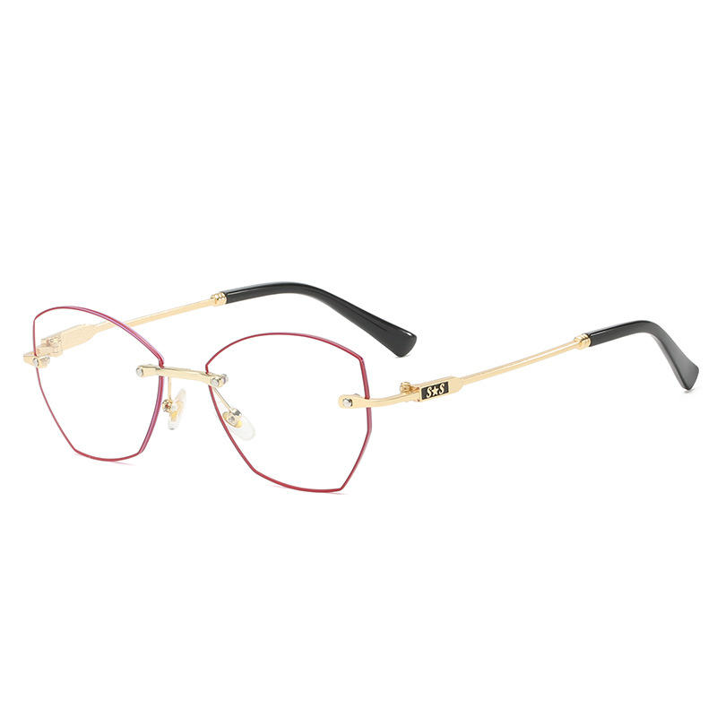 Triangle metal spectacles glasses +1.5