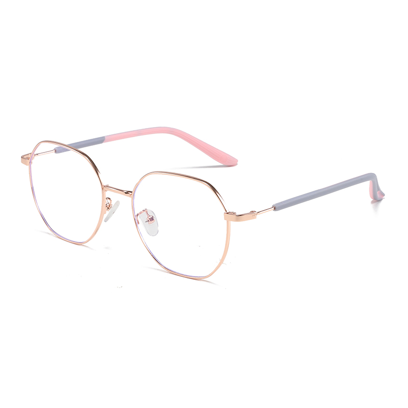 women's metal glass frame eyewear optical