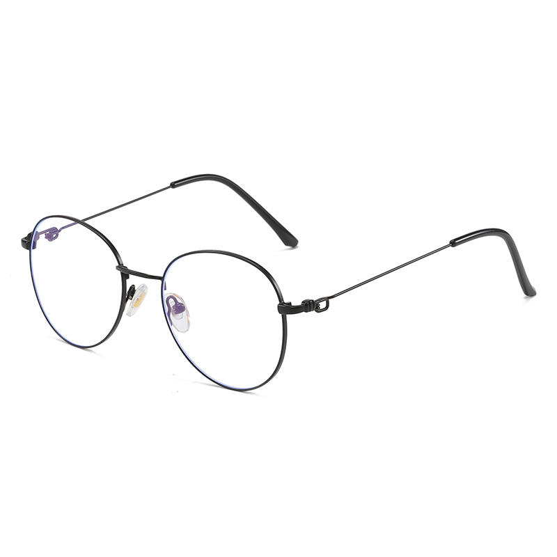 Round shape women's metal spectacle frames optical