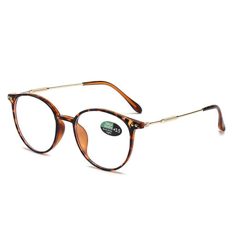 Round circular shape metal eyeglasses