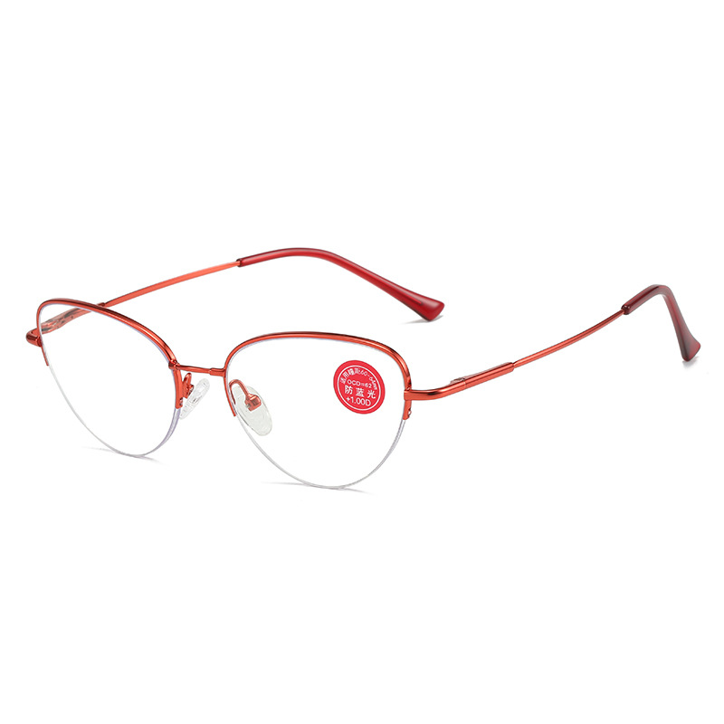 Triangle shape optical read glasses lens