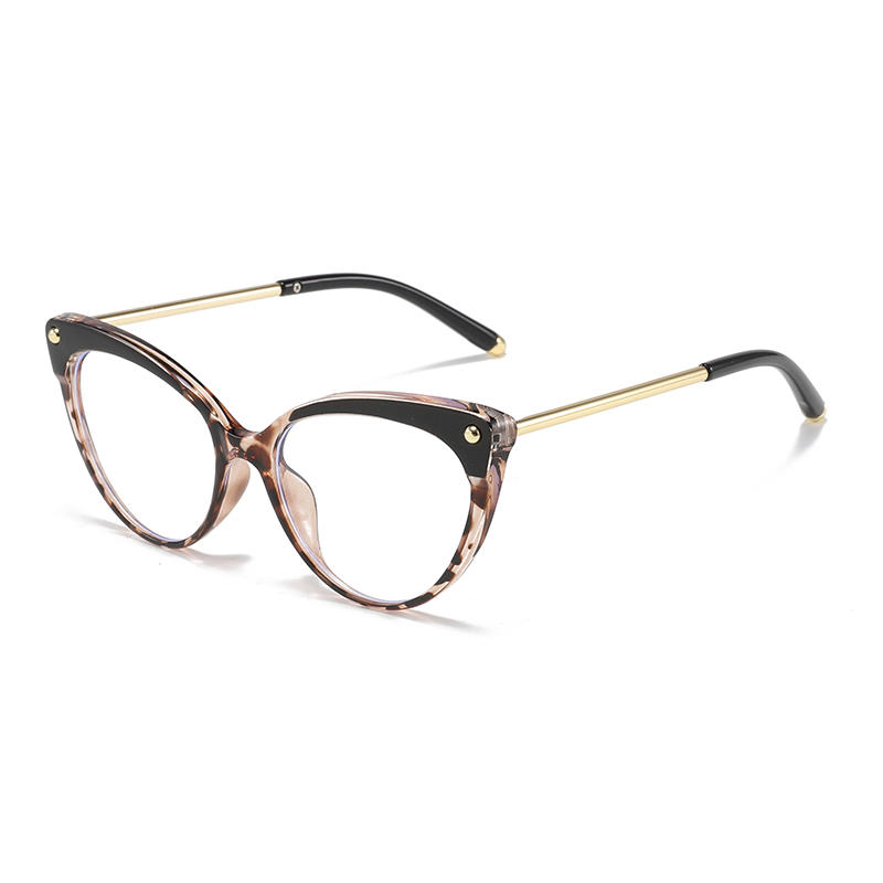Strong quality copper temples with cat eye frames for lady style