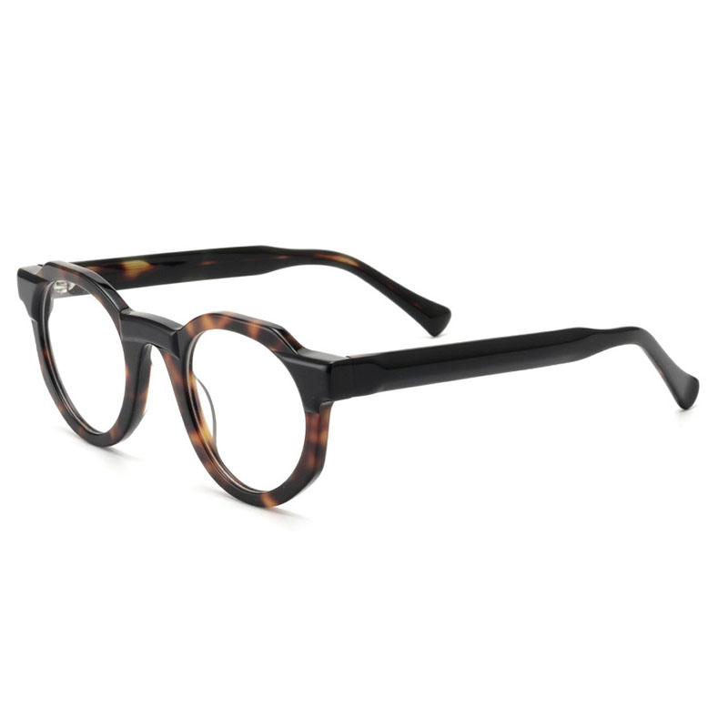 custom logo acetate optical frames with anti-blue light lens women