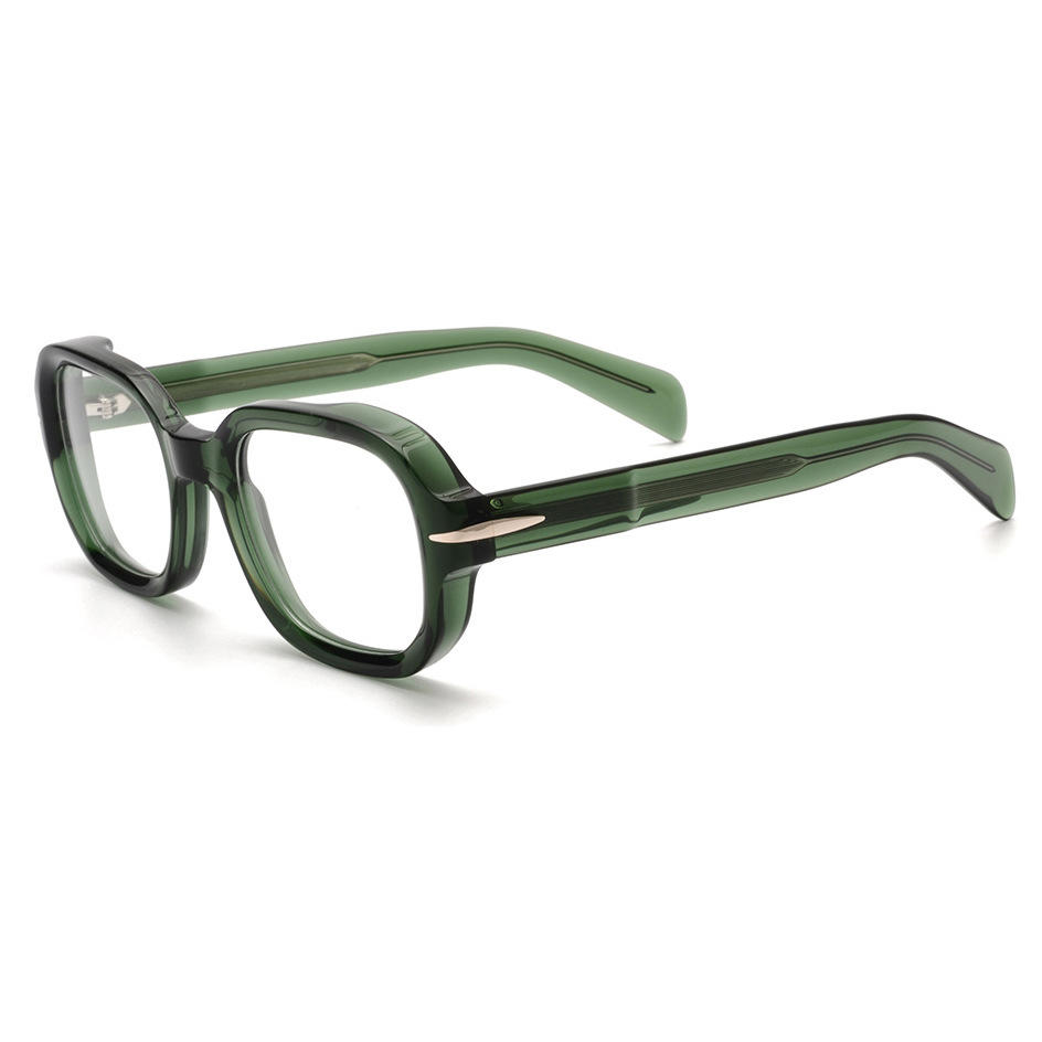 Small oval shape acetate Optical Eyeglasses for lady