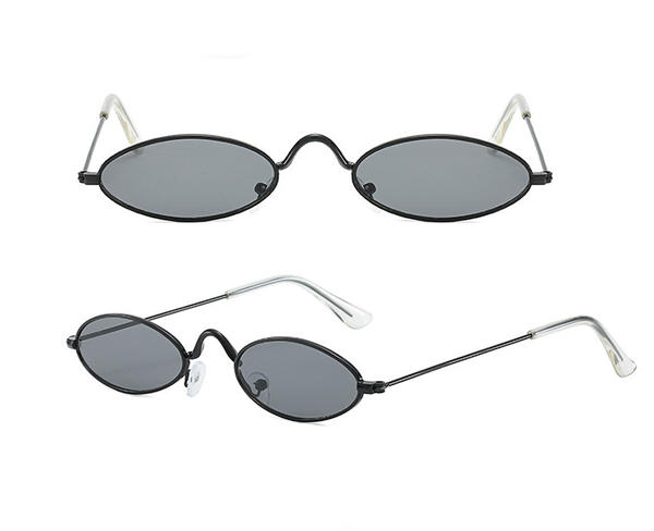 2022 New small oval frame  sun glasses 