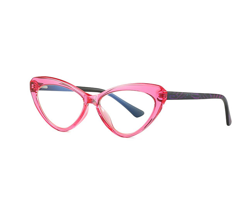 2022 HW2075 women sexy cat eye blue light blocking glasses optical glass frame eyewear