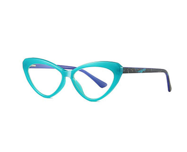 2022 HW2075 women sexy cat eye blue light blocking glasses optical glass frame eyewear