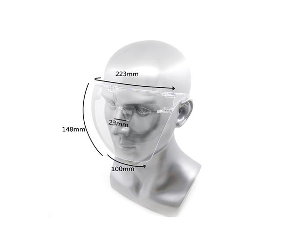 Manufacturer Offer Eye Protection Safety Face Shield With Anti-Fog Glasses Protective Adjustable glasses