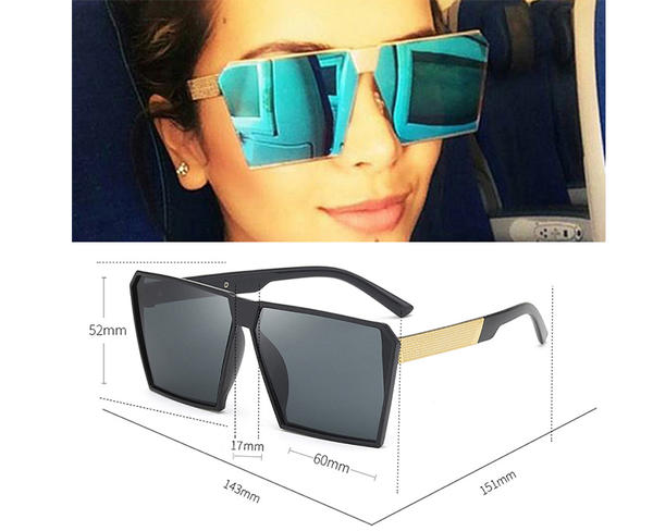 2022 New popular model sun glasses square women sun glasses