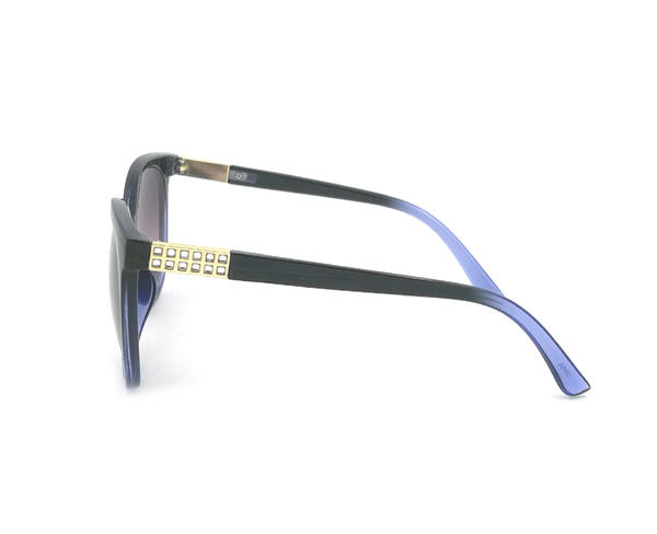 Classic Women polarize sunglasses with diamond decoration on the temples
