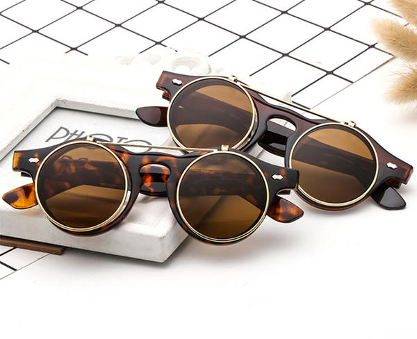 2022 New popular model sun glasses round men sun glasses
