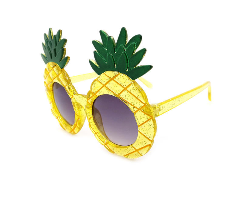 Fancy Design Fruit Shaped Sunglasses Plastic Pineapple Kids Cute Beach Sunglasses