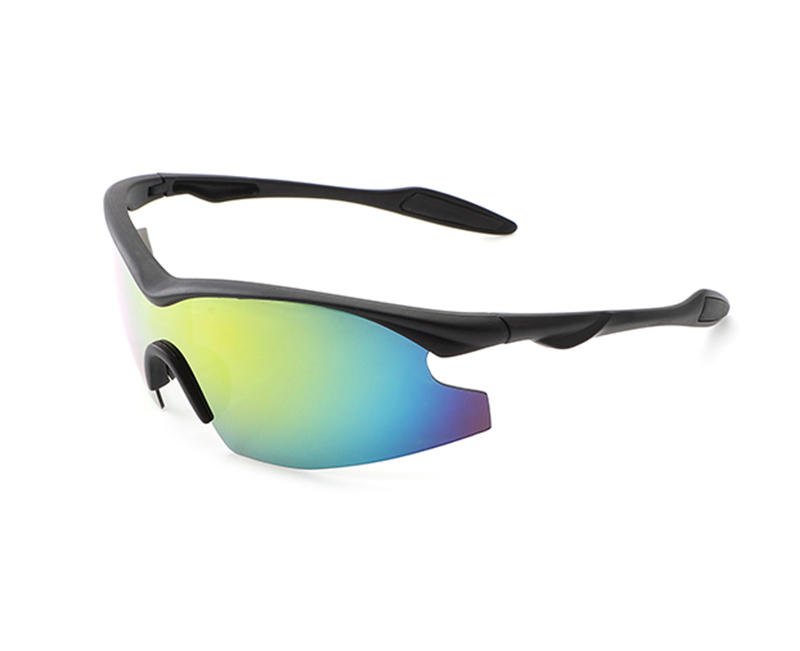One piece lens outdoor sports sun glasses vintage unisex custom sunglasses